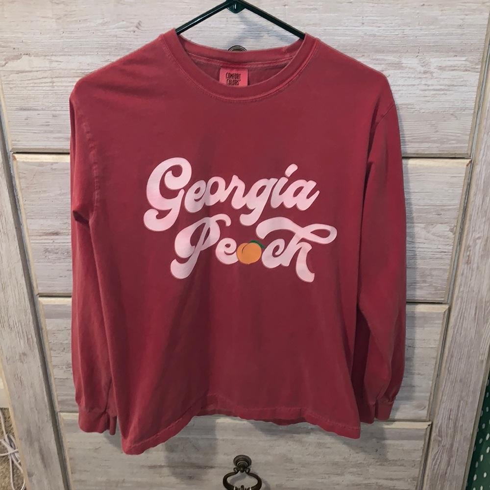 Georgia Peach long sleeve tshirt
